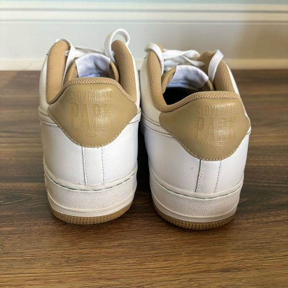 Nike Air Force 1 XXV 07 Mens 12 Shoe 315122 211 White Green Gold Cloverdale Park - Picture 7 of 10